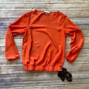 MICHAEL Michael Kors Blouse with Ribbon Tie